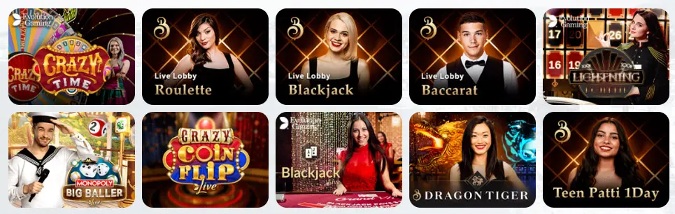 Jeux de casino en direct Gaming Club Casino