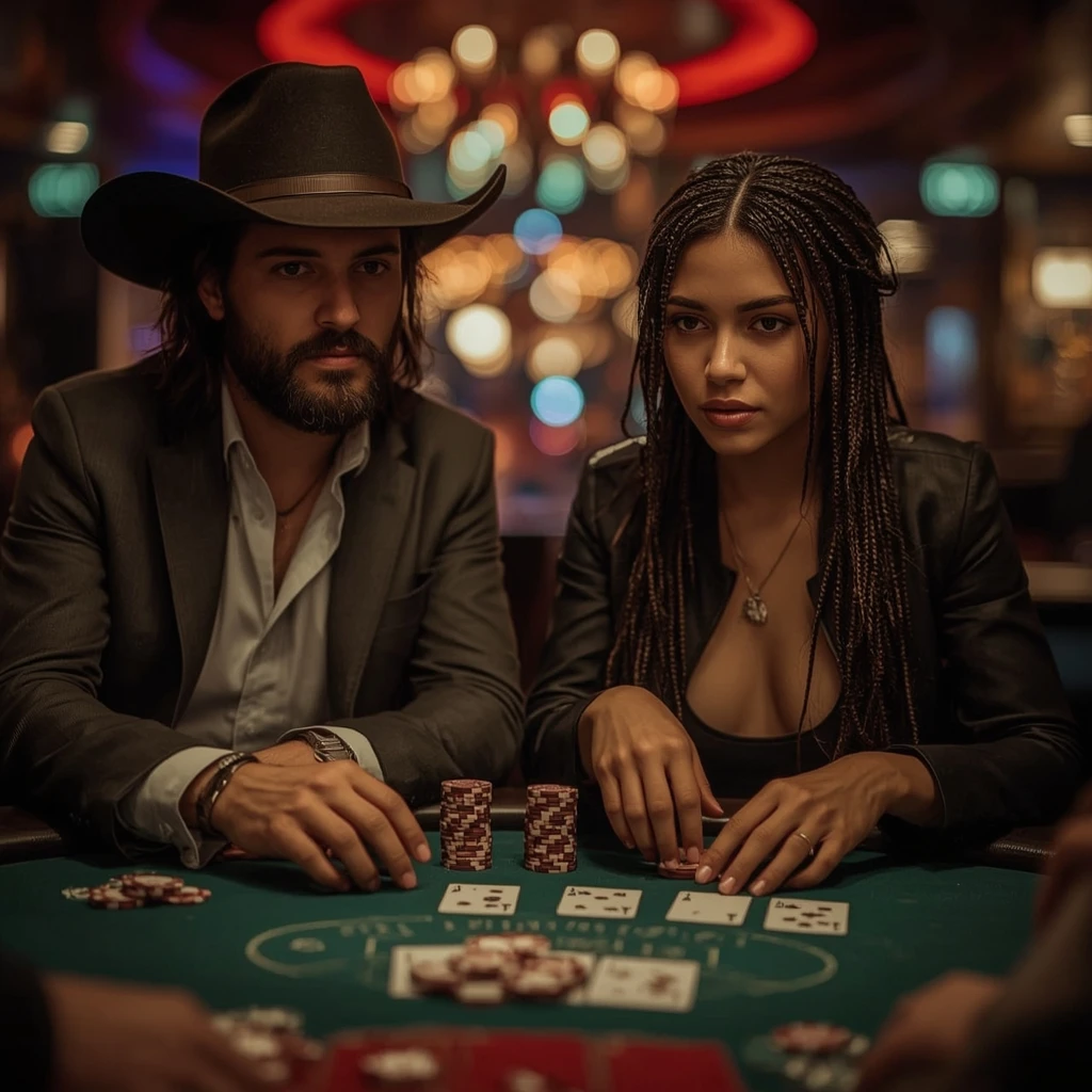 photo de deux joueurs de poker Gaming Club Casino